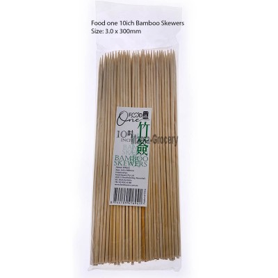 Food one 10inch Bamboo Skewers